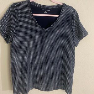 5/$25 Tommy Hilfiger women’s Sz 0X V neck Tee shirt top tee shirt blouse causal